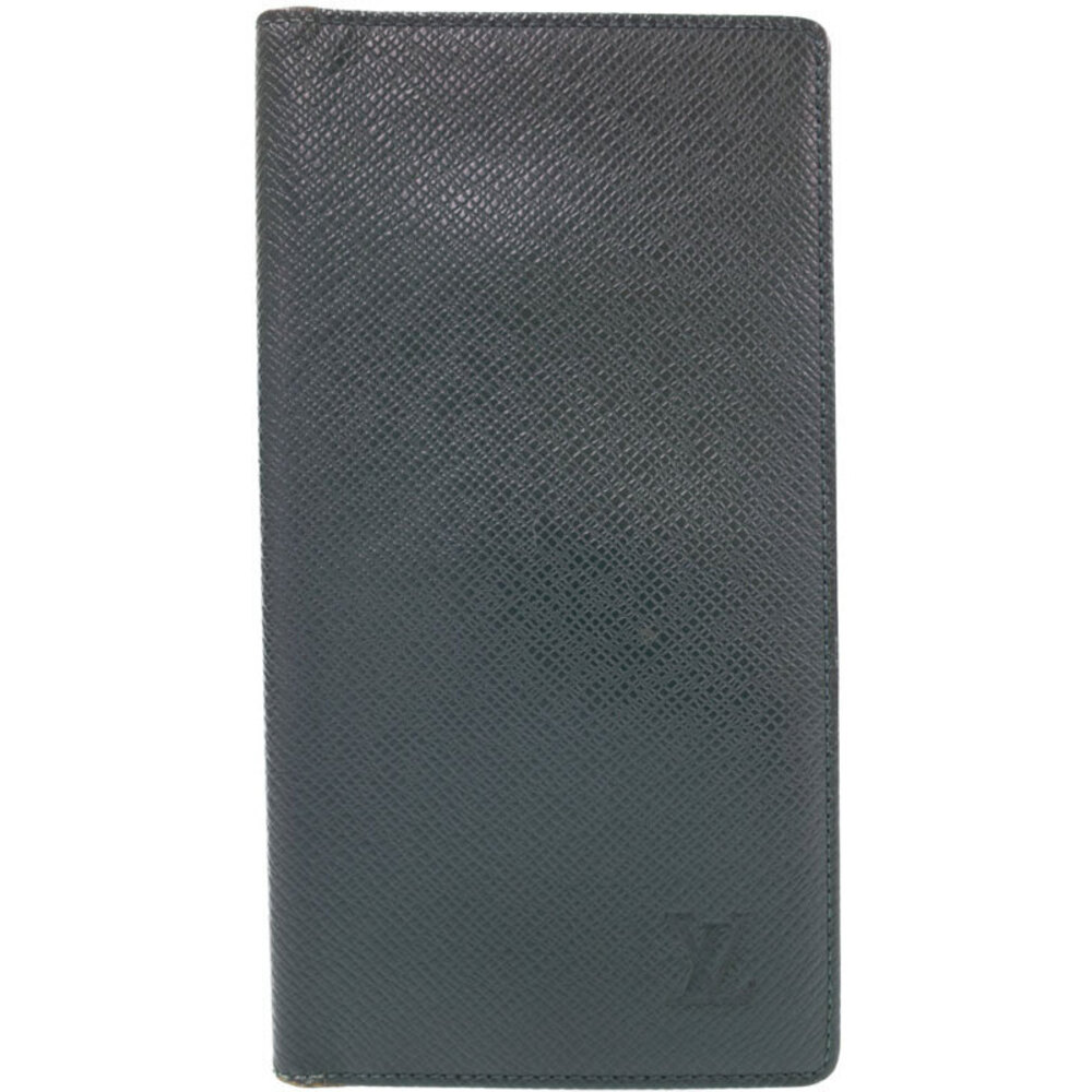 Louis Vuitton Taiga Portefeuille Valeur Carte Credit Bi fold Long Wallet